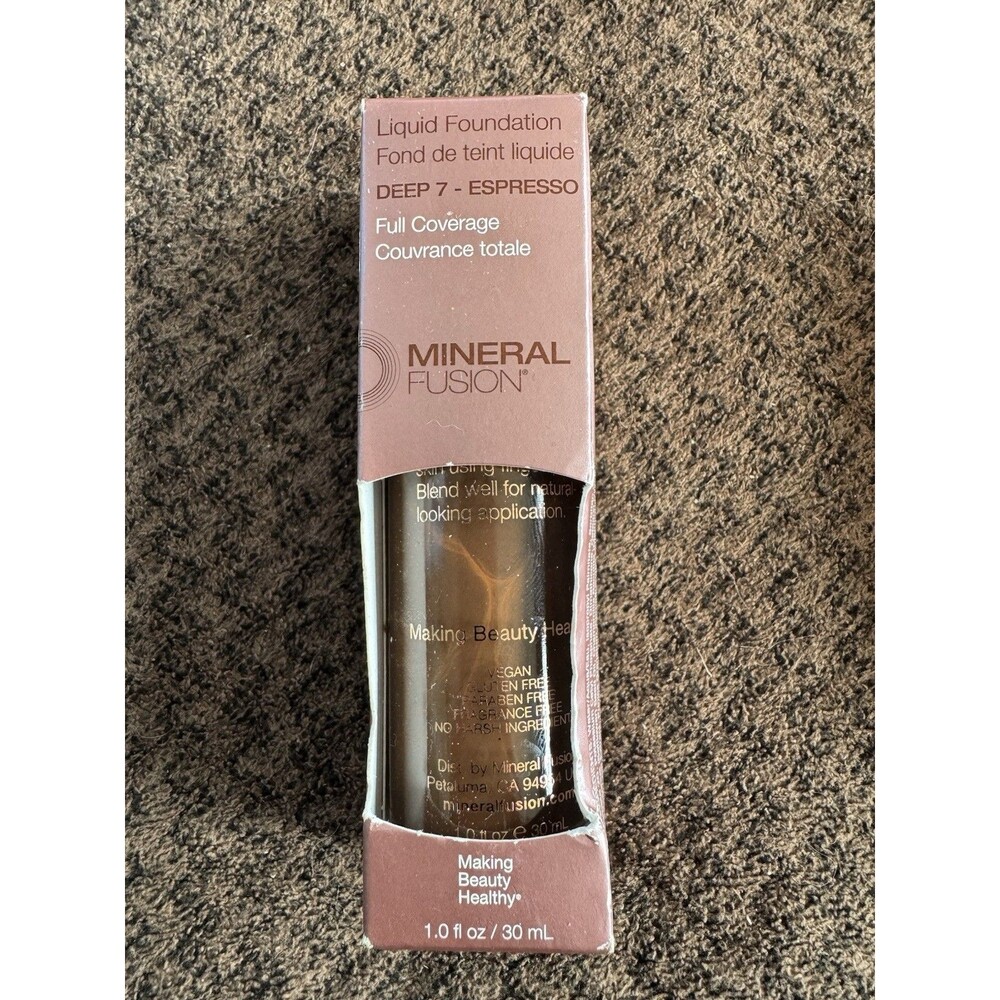 Mineral Fusion Liquid Foundation Full Coverage 1.0oz./30ml New; You Pick!